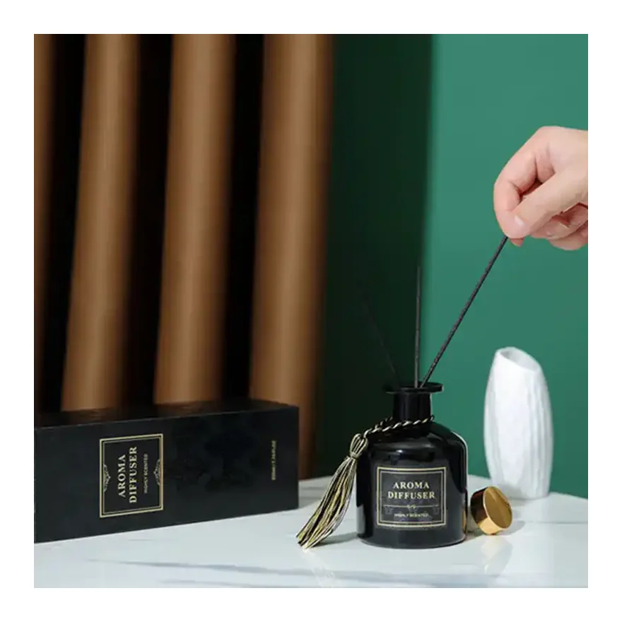 Popular Weddings Ceramic Feeling Home Room Scent Fragrance Fiber Stick Reed Diffuser