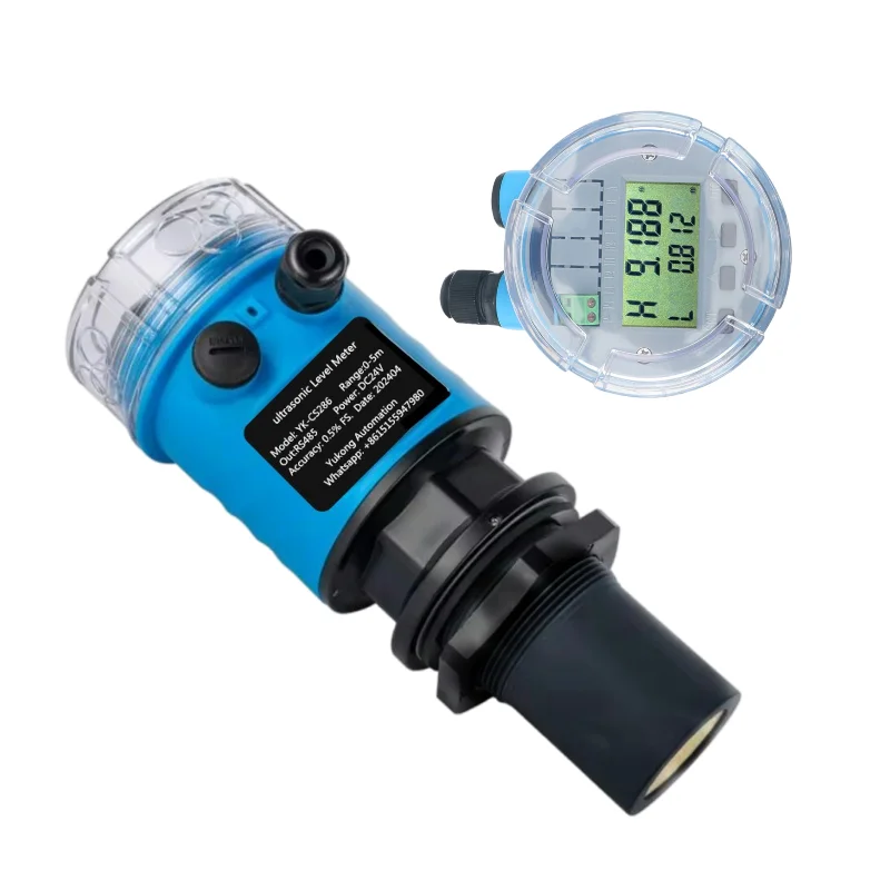 Бесконтактный ультразвуковой датчик уровня амбара 4-20мА измеритель для применения от 0 м до 15