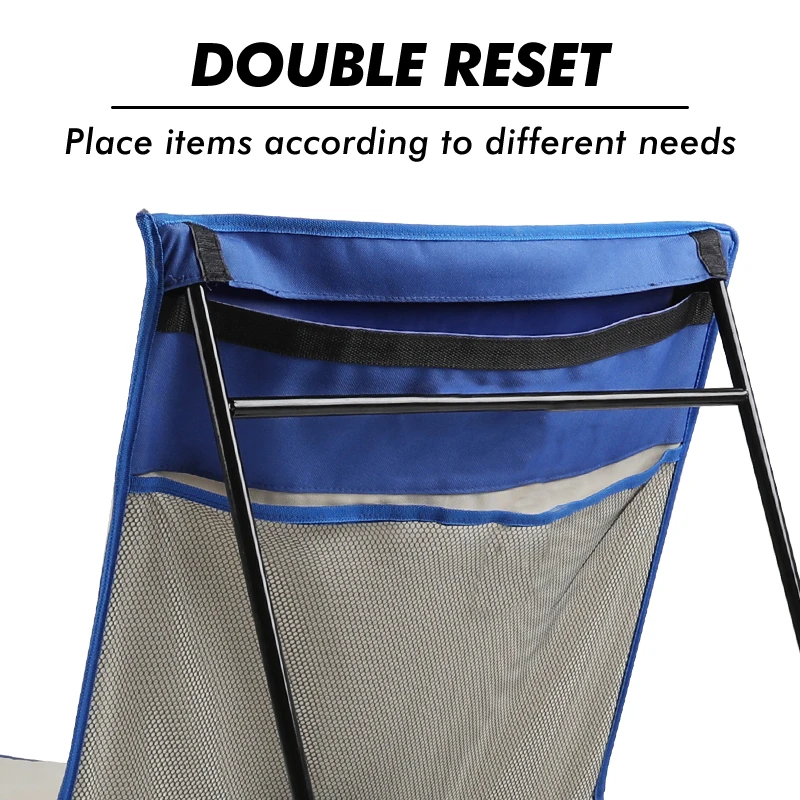 KingGear Custom Logo Lightweight Foldable Beach Mat With Adjustable Backrest