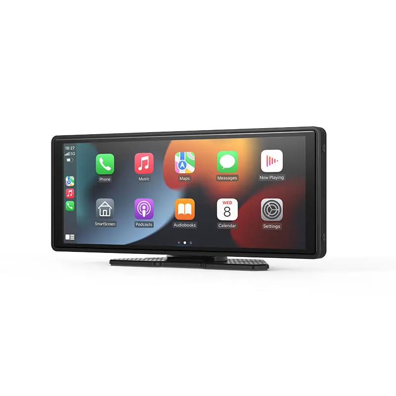 Car monitor supports wireless Carplay Android auto navigation mirror link OEM reverse image portable touch screen