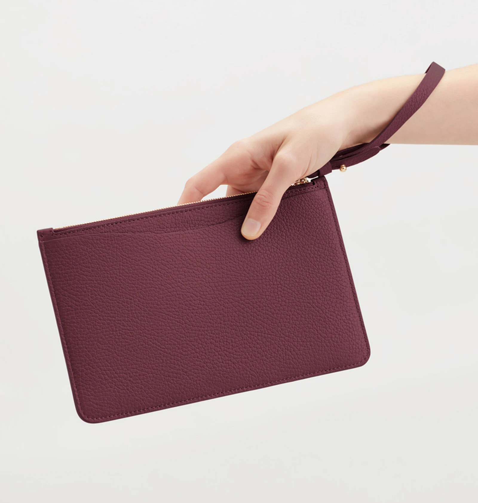 2022 handmade designer clutch purse custom pu leather wristlet ladies clutch bags for women