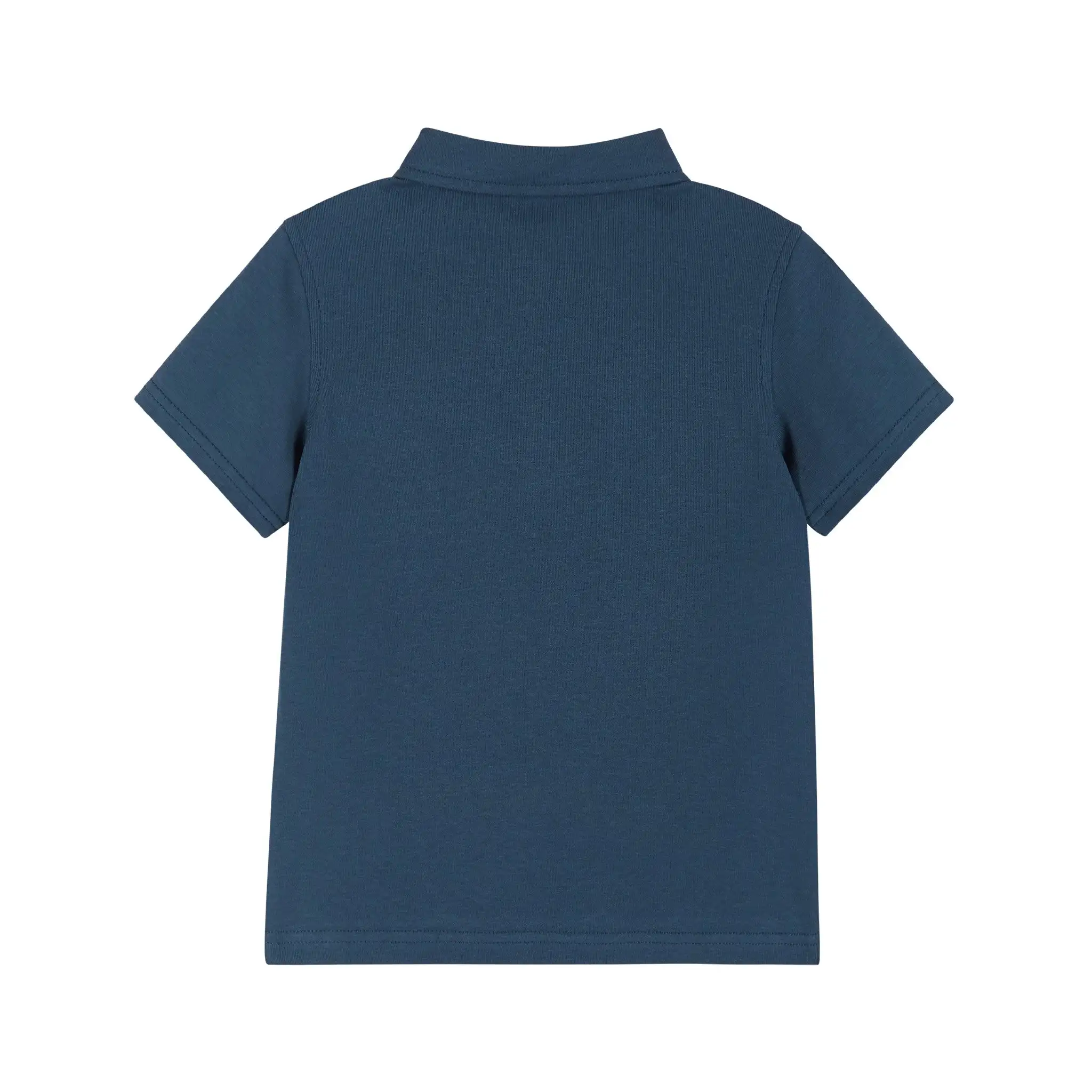 Boy Child Clothes Blue Kids Polo and Tshirt 100% Cotton Formal Jersey O-Neck Collar for Mens