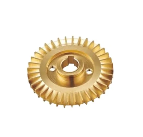 Бронзовая крыльчатка насоса с обработкой на станке ЧПУ для литья под давлением