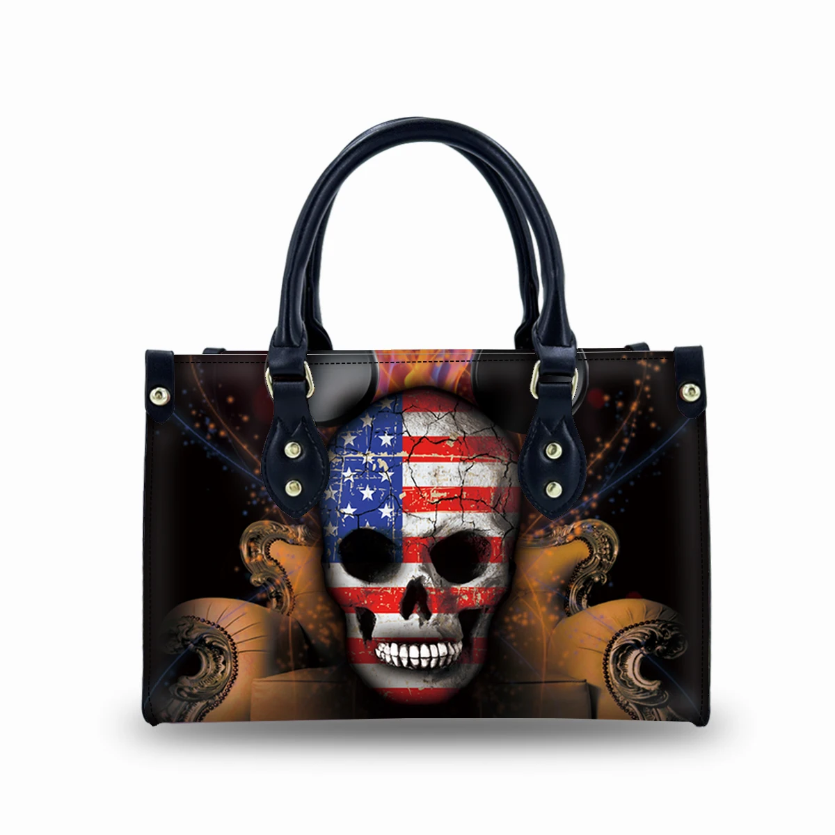 Wholesale Classic Unisex Luxury Custom Logo Handbag Purses With Two Straps Open Closure For Outdoor Use
