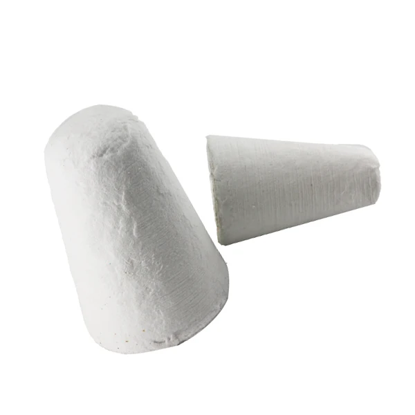 Refractory High Density Refractory Al-Si Ceramic Fiber Plugging Cone for foundry