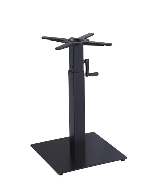 Commercial Contract  Iron Plate Dining Table Base Hand-crank Lifting Table Base Telescopic Leg For Table