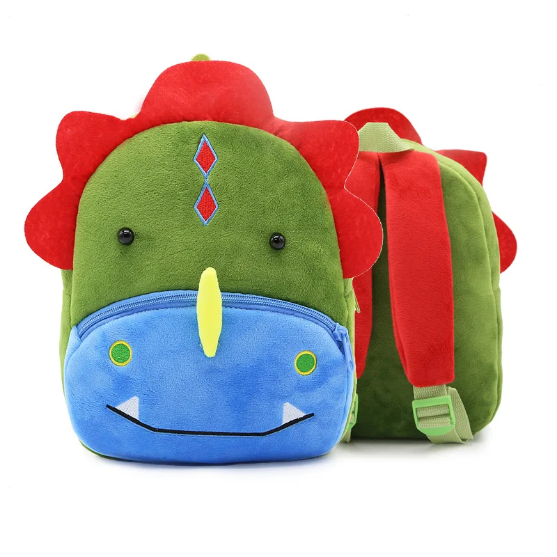 Hot sale Cartoon Animal kids school bag Kindergarten kawaii plush backpack Customizable logo