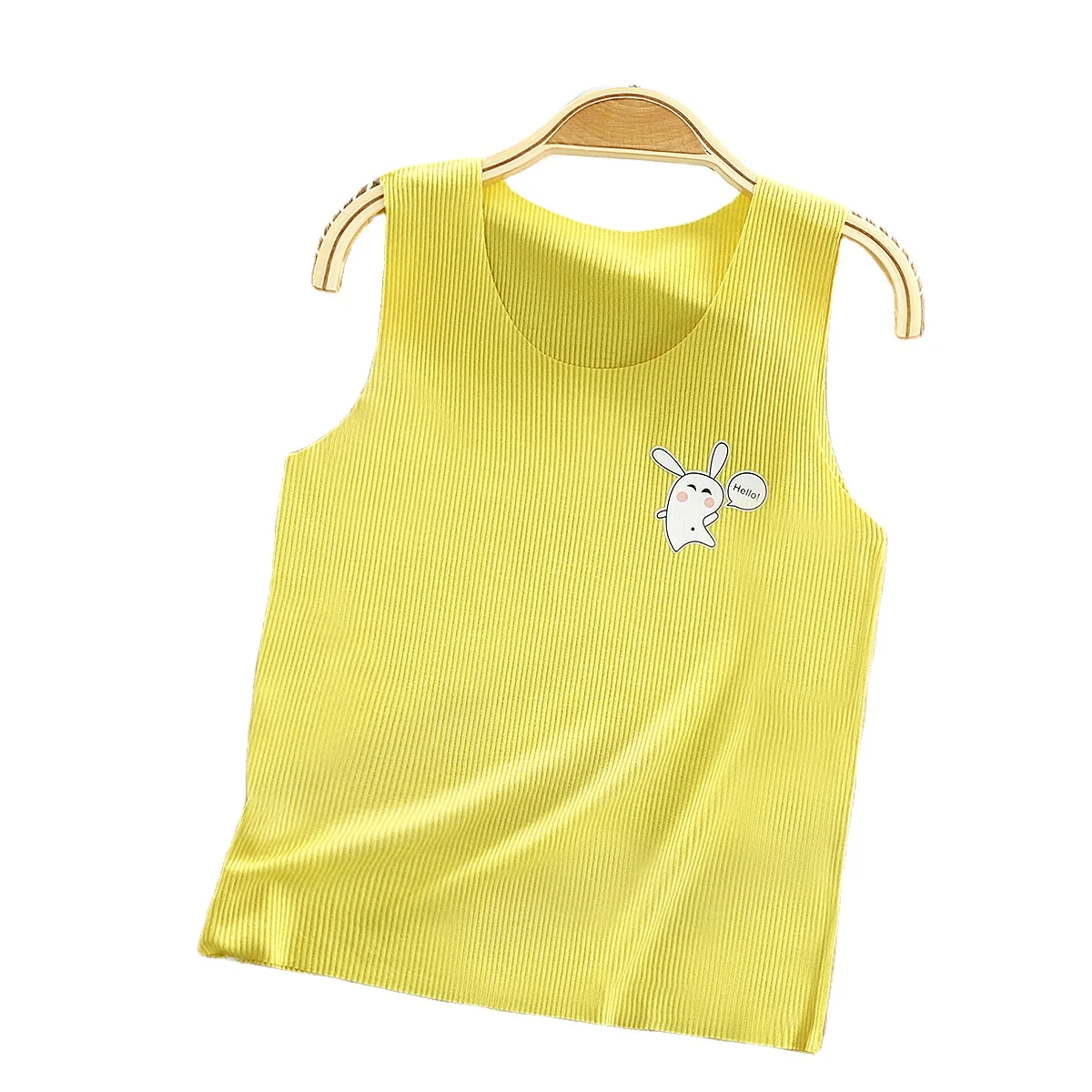 
2021 Summer Boys and Girls Boneless Vest Sleeveless Top Baby Clothing Factory Direct Wholesale Children Vest Top 