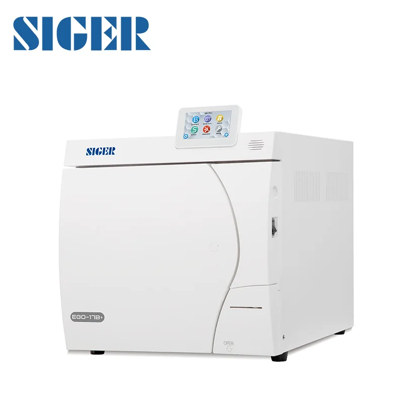 
High Quality Siger dental sterilizer EGO 17B+ dental handpiece sterilizer dental sterilization cassette autoclave dental 