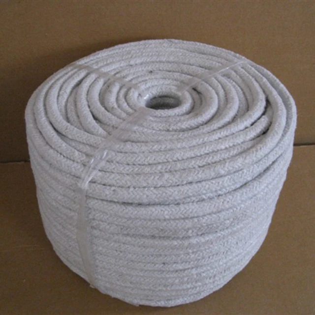 High Temperature Oven Door Seal Refractory Ceramic Fiber Round Ceramic Fiber Rope