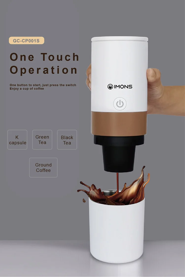 Car coffee or tea  maker machine 12v CAN BOIL WATER use k cup tea gounded coffee