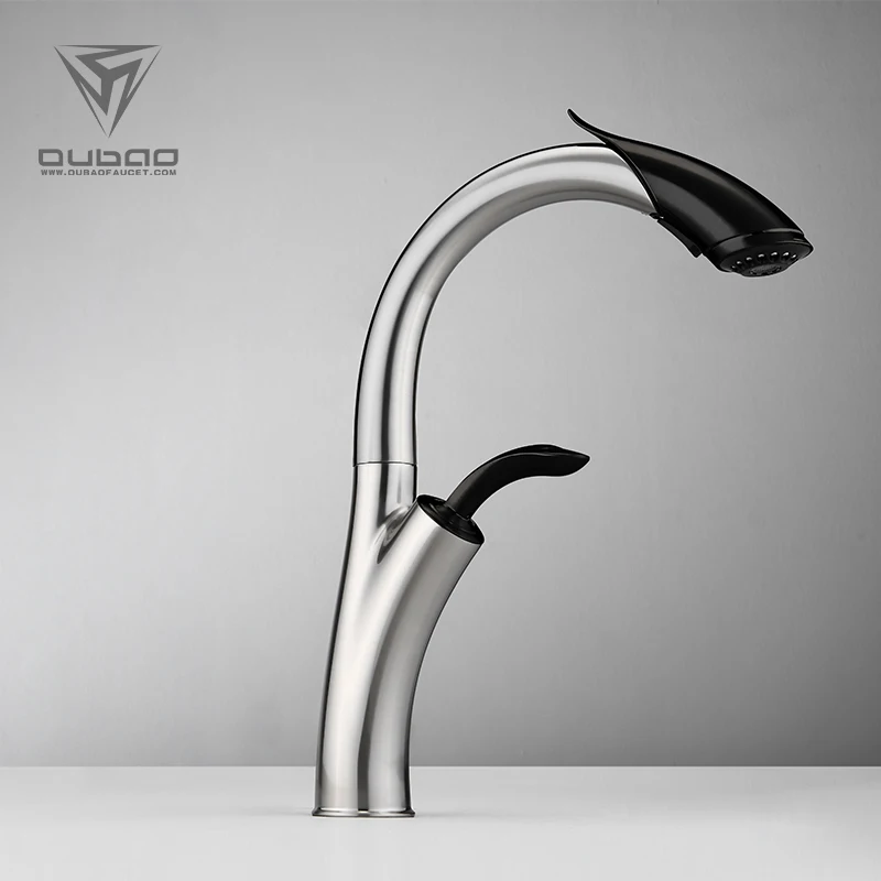 Chinese Factory Unique Chrome cUPC upc nsf 61 9 kitchen faucet flexible Pull Down Kitchen Sink Water Faucets