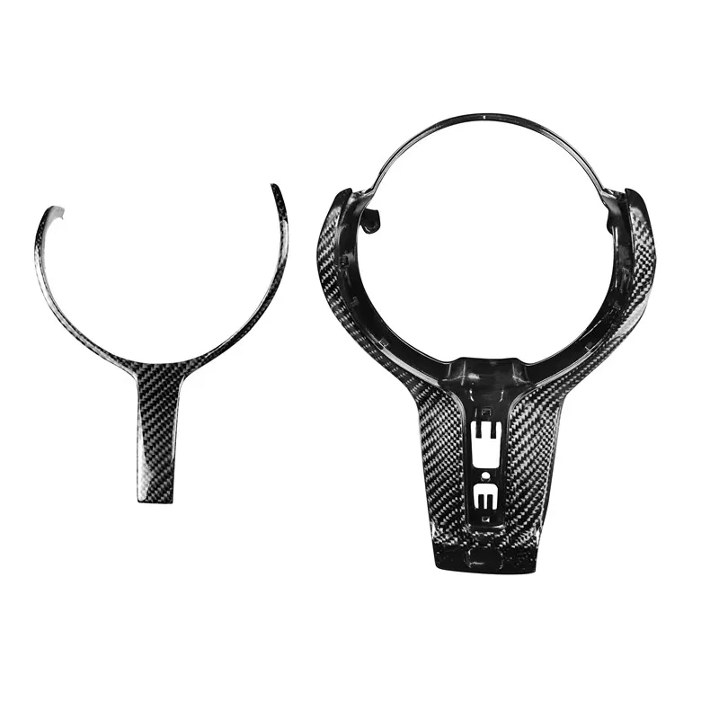 Бесплатная доставка: 1 комплект руля из настоящего углеродного волокна для B-MW F10 F20 F30 F32 F06 X5 F15 X6 F16 автомобильные аксессуары