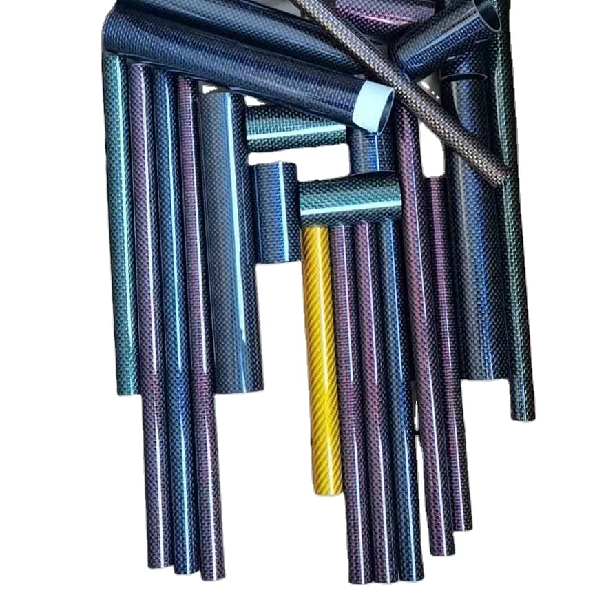
2021 hot sale customized high quality twill weave matte carbon fiber tube 