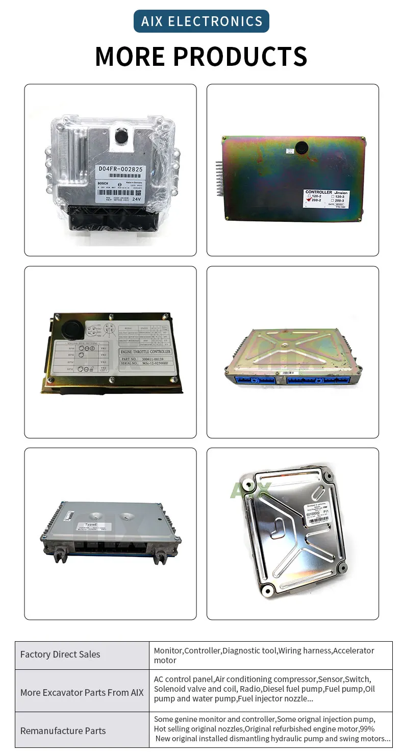 100% New Excavator Engine Control 4HK1 ECU 6HK1 Controller 8981260570 09140002S 1028-D560  559737