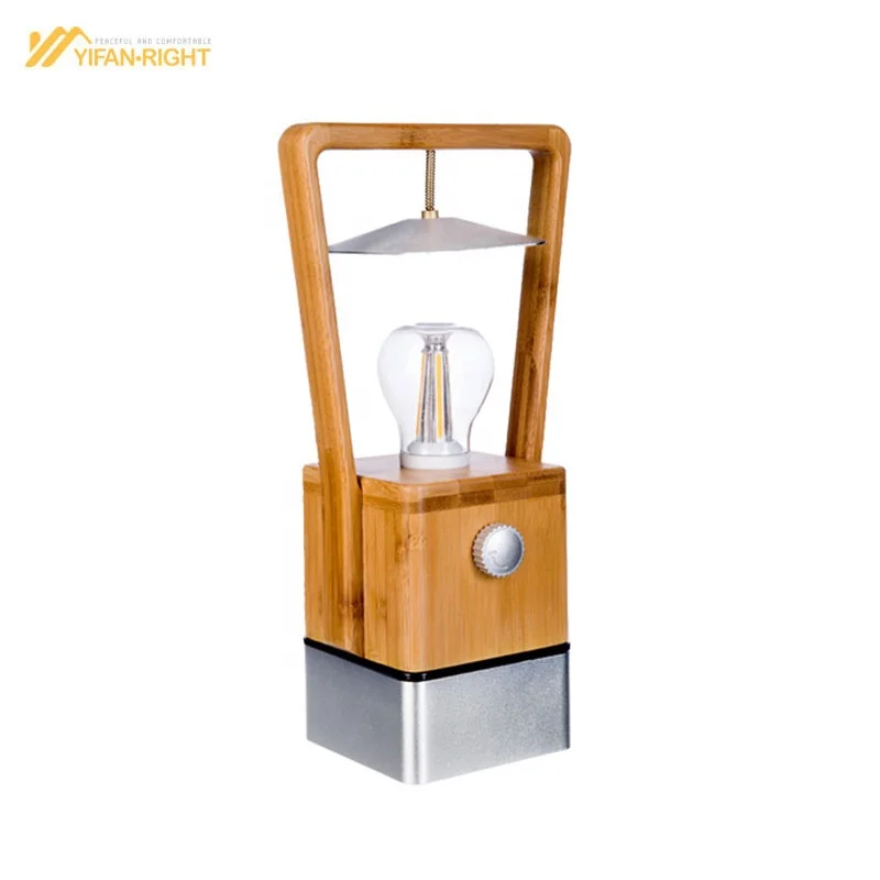 Natural Bamboo Camping Light Table Lamp Decorative Indoor Lantern Garden Lamp Magic Cool Camping Light