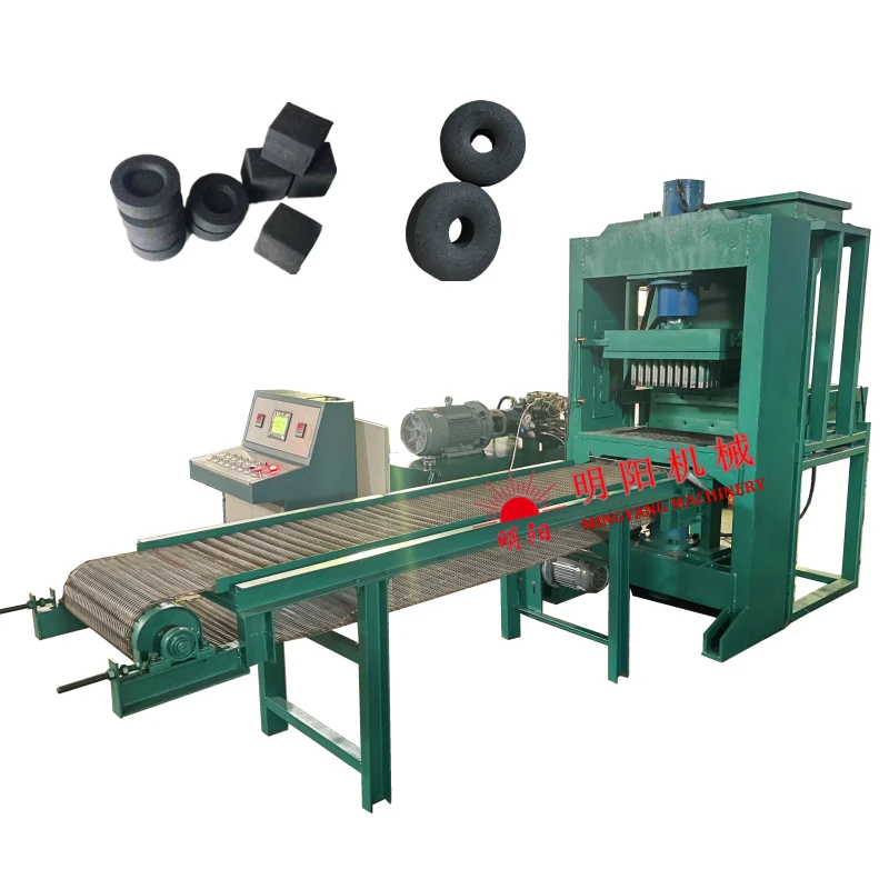 Small charcoal tablet production line/ charcoal powder briquette machine/ BBQ and Arab shisha charcoal machine
