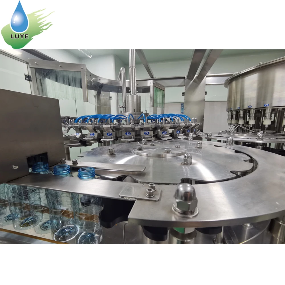 Good price 200ml-2000ml small PET plastic bottle drinking mineral pure water bottling production line and bottling machine