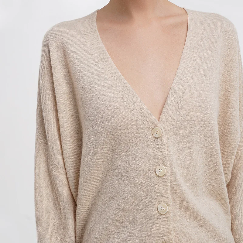High quality new arrival soft warm cashmere 100% sweater cardigan
