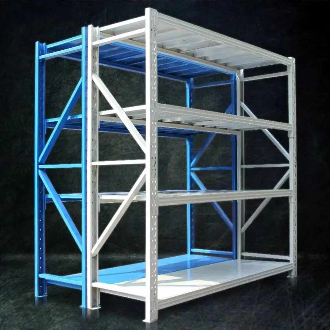 Высококачественный металлический легкий/сверхпрочный стеллаж для хранения из железа