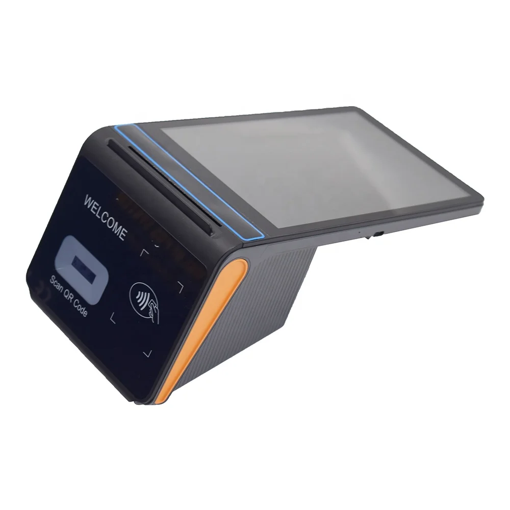 8 inch screen Android mobile POS NFC wireless Wifi bluetooth USB POS cash register