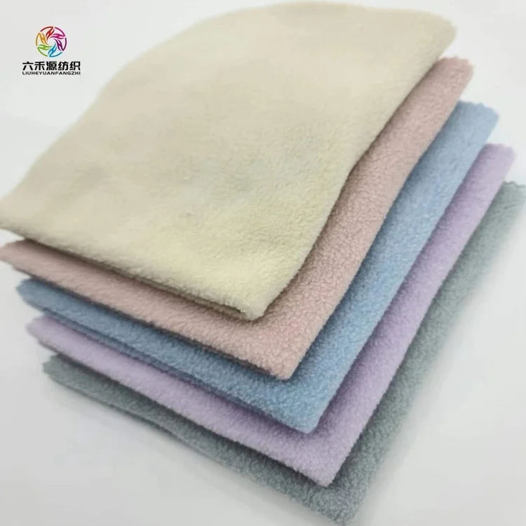 Factory Manufacturers  100% Polyester Teddy Velvet Fleece Clothing Fabric