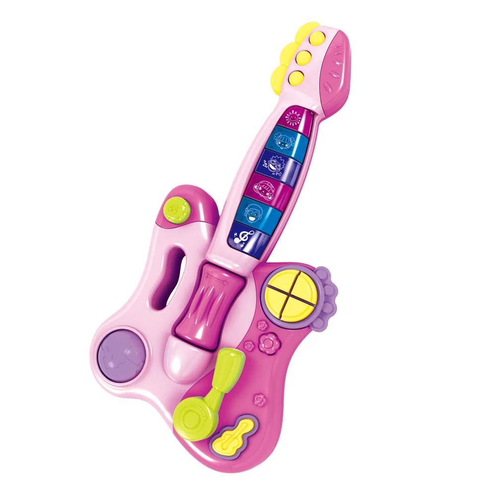 Early Learning Musical Baby Toys  Educational Sensory Baby Toys Plastic Electric Guitar Play Toys