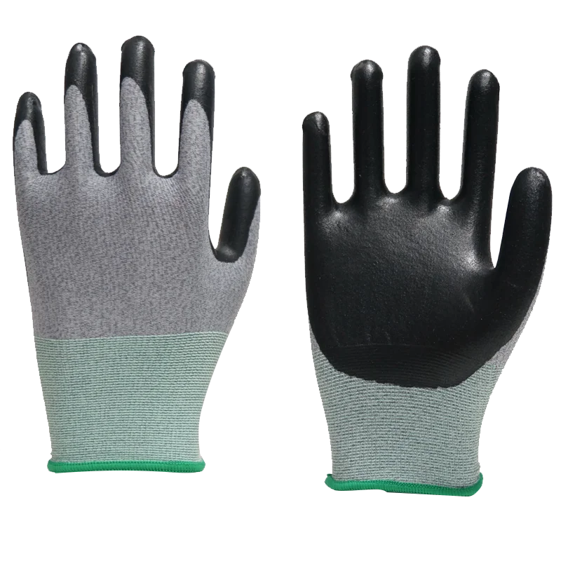 Korea Market Micro Foam Nitrile Gloves Latex Gloves Spandex and nylon Knit Work  Gloves