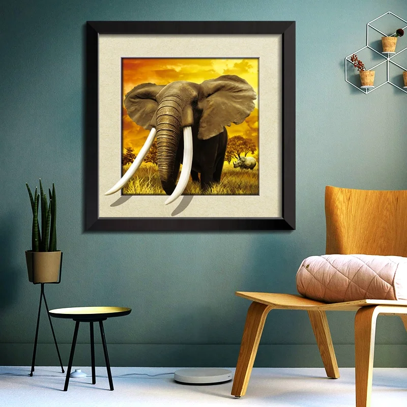 
Elephant 5d pictures lenticular printing , 5d poster for wholesales 