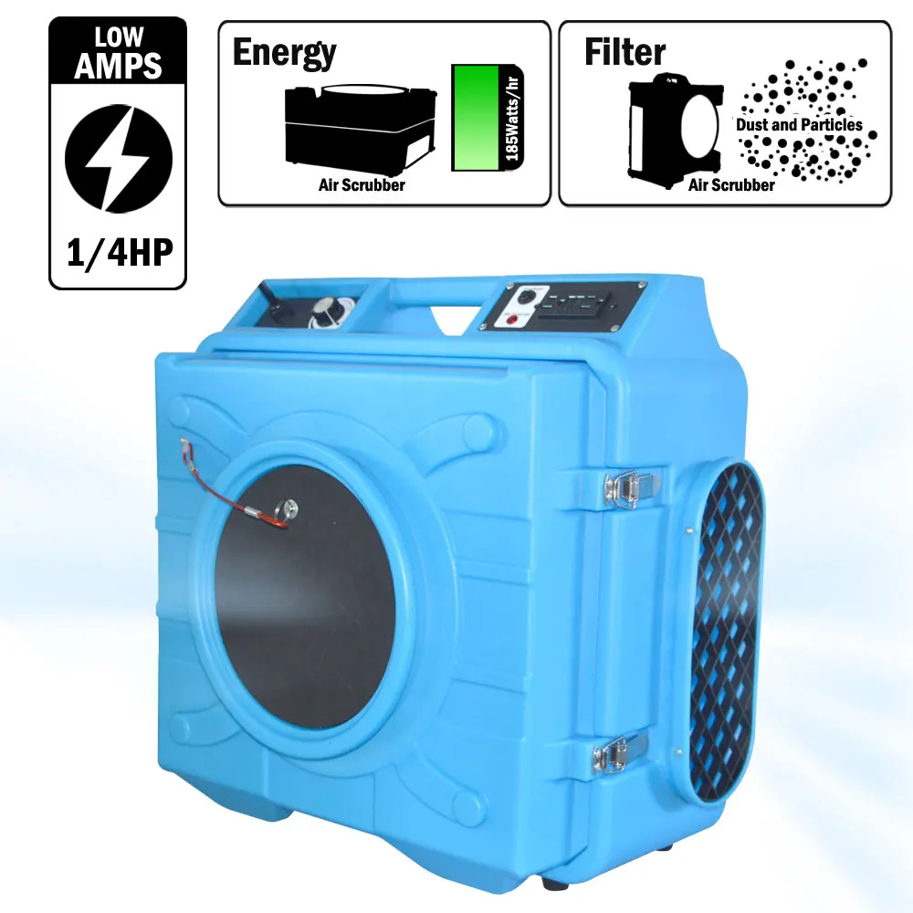 Hot selling portable Air Scrubber with hepa for home fresh air hepa filter restoration