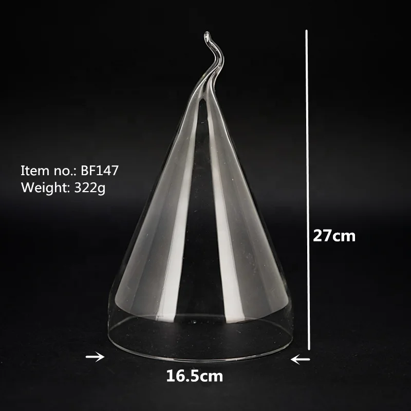 custom fashion glass craft cloche BF147