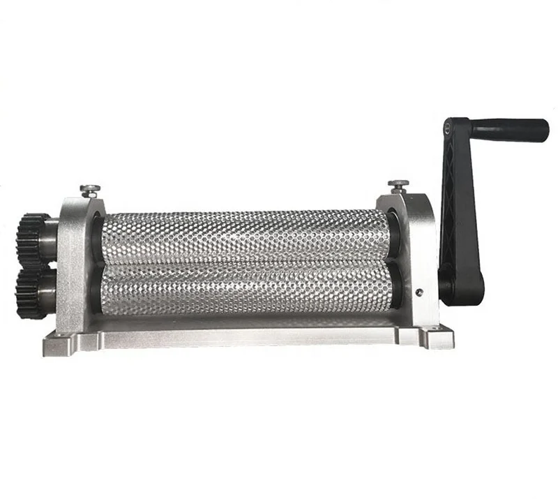 Factory Supply 280mm Beeswax Foundation Machine, Manual Wax Stamping machine with diameter 50mm Beekeeping Equipment, 5.4/4.9mm