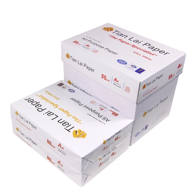 Factory own brand A4 copy paper 70gsm 80gsm A4 photo paper