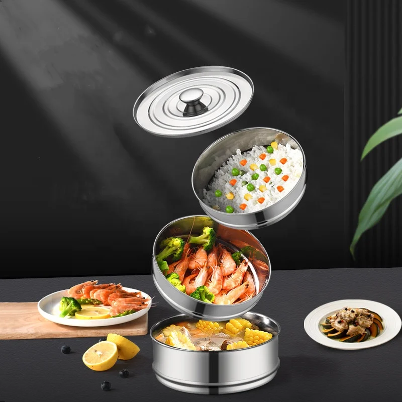 Аксессуары для скороварки Easy Carry, для кастрюли, из нержавеющей стали, Штабелируемый Пароварка, вставка, кастрюля с ремнем