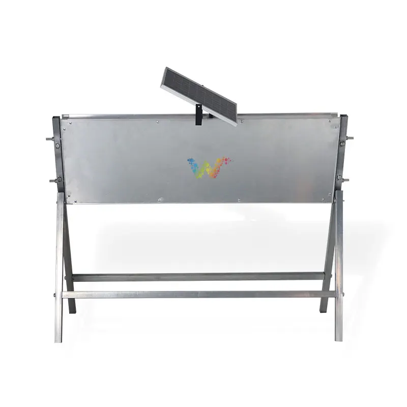 Solar Powered Trailer Mounted  Led Arrow Board With Stand Yellow FlashingTraffic Guide Light Traffic Arrow Board