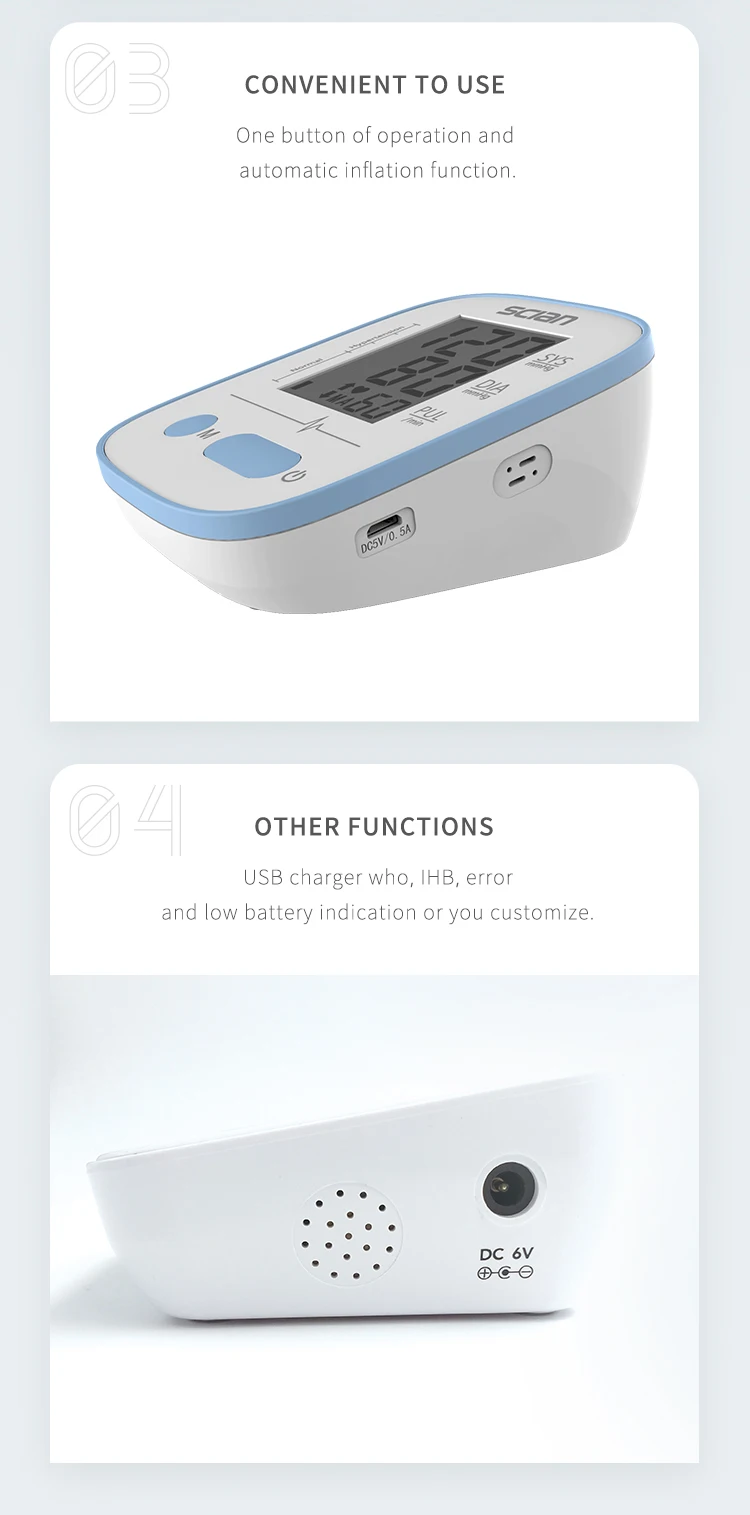 band color screen sport heart rate blood pressure oxygen monitor