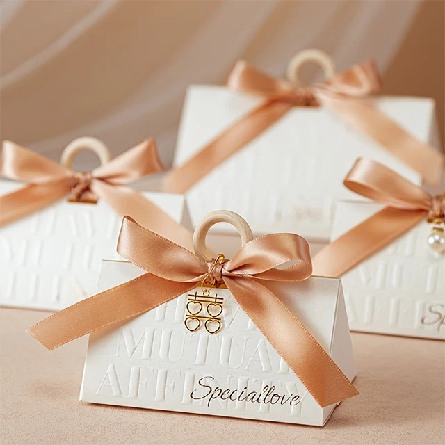 Customizable box 2024 new niche advanced wooden ring hand gift box European candy bag