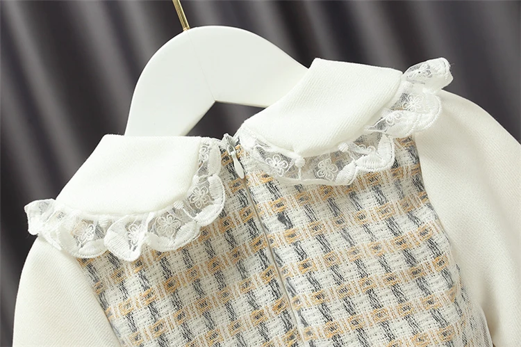 New Style Princess Skirt Butterfly Knot Kids Dresses Winter Clothes Girls Dresses Winter Dresses