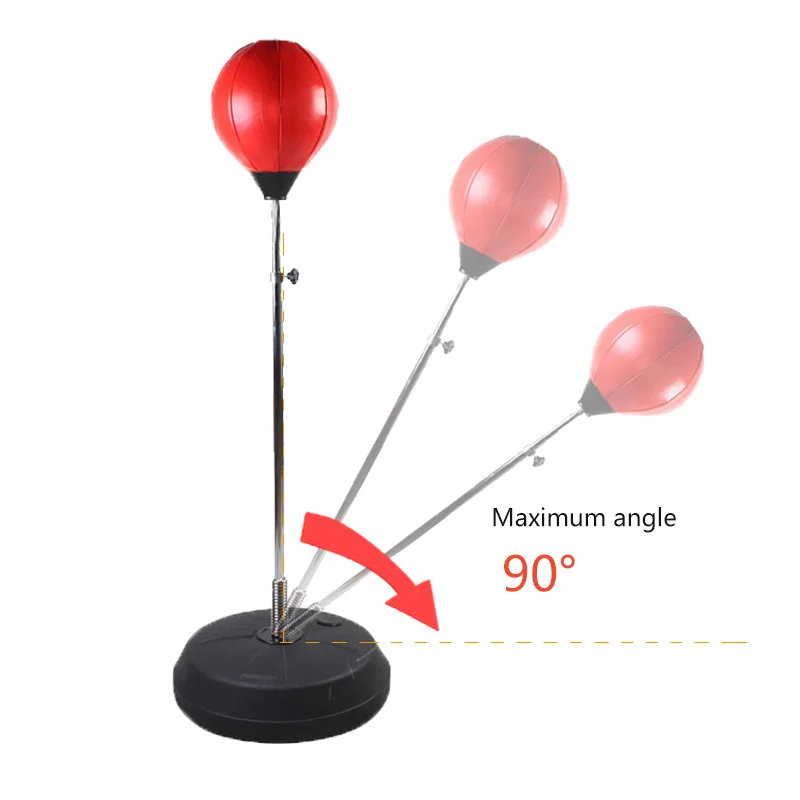  Height Adjustable Sit-up Speed Fitness Air Inflatable training Standing boxing