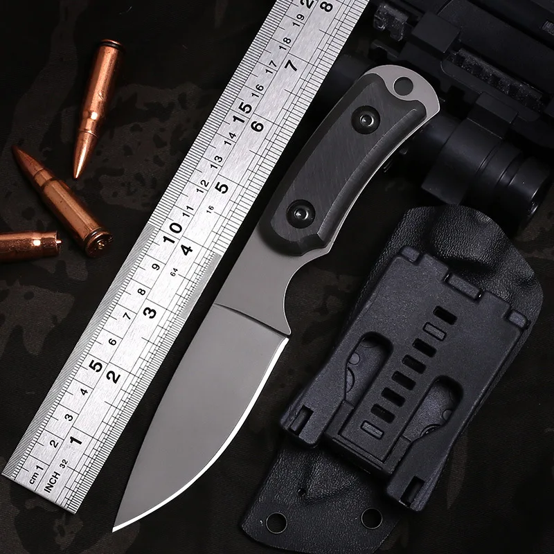 fixed blade knife with kydex sheath
