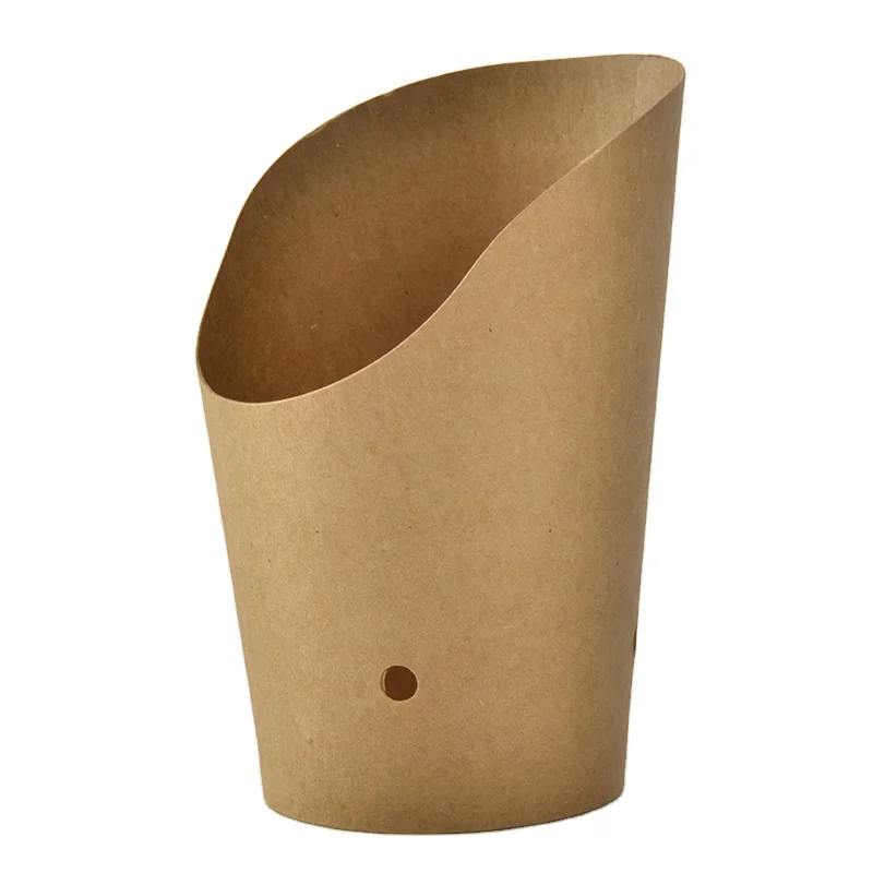 Высококачественные бумажные стаканчики для жарки одноразовые с принтом на заказ