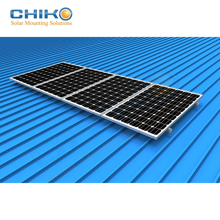 ISO Certification solar tin roof clamp for klip-lok tin roof home solar system