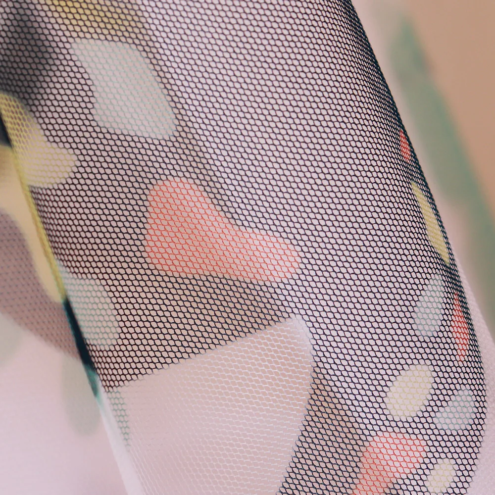 Good quality 32gsm 40D  tulle 100% polyester mesh net knit fabric fashion for mosquito net fabric