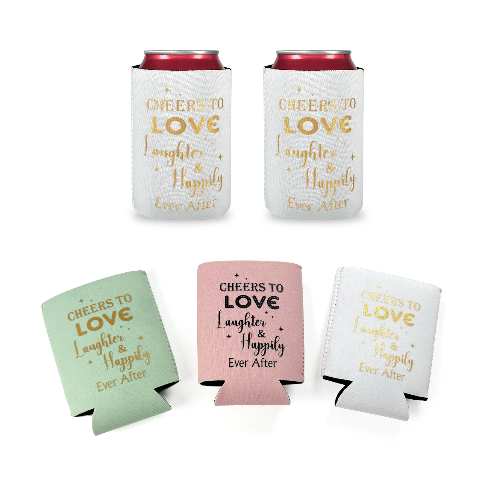 Customized Neoprene Stubby Holder Beer Can Cover with Custom Logo 12oz 330ml Can Cooler Personalized Sublimation Can Cooler