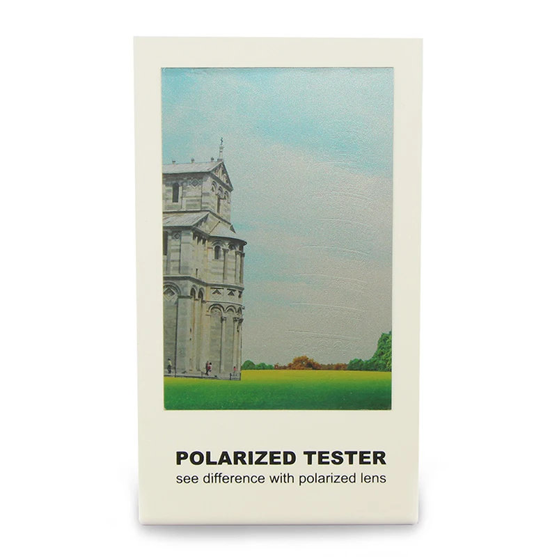 Custom Polarized Sunglasses Lens Test Cards Accept Small  1000pcs fashion PVC&POLARIZER  Customized Logo