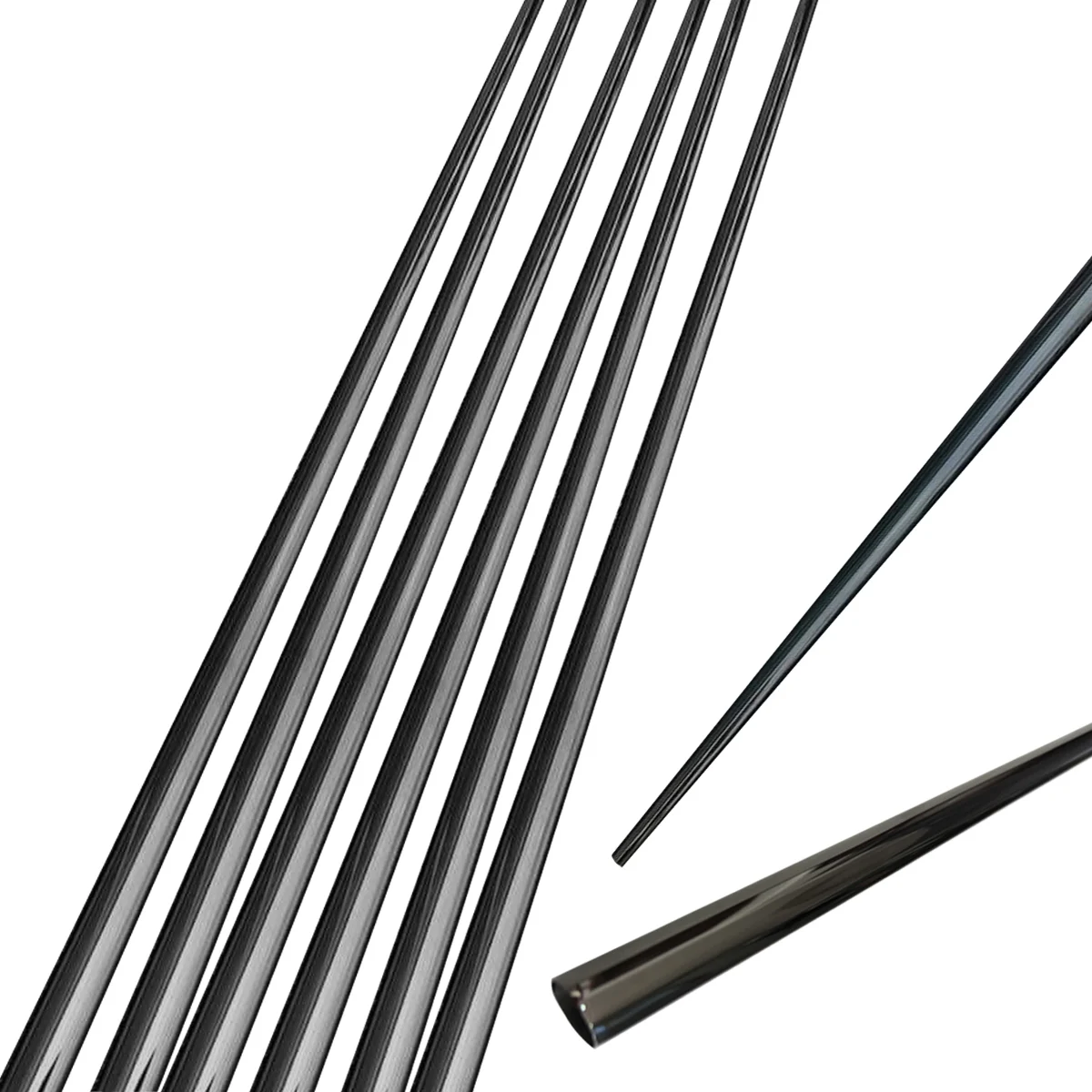 35 37 39 40 41 44 inch Chrome Colorful Plating Stepped or Stepless Iron Steel Golf Club Shafts