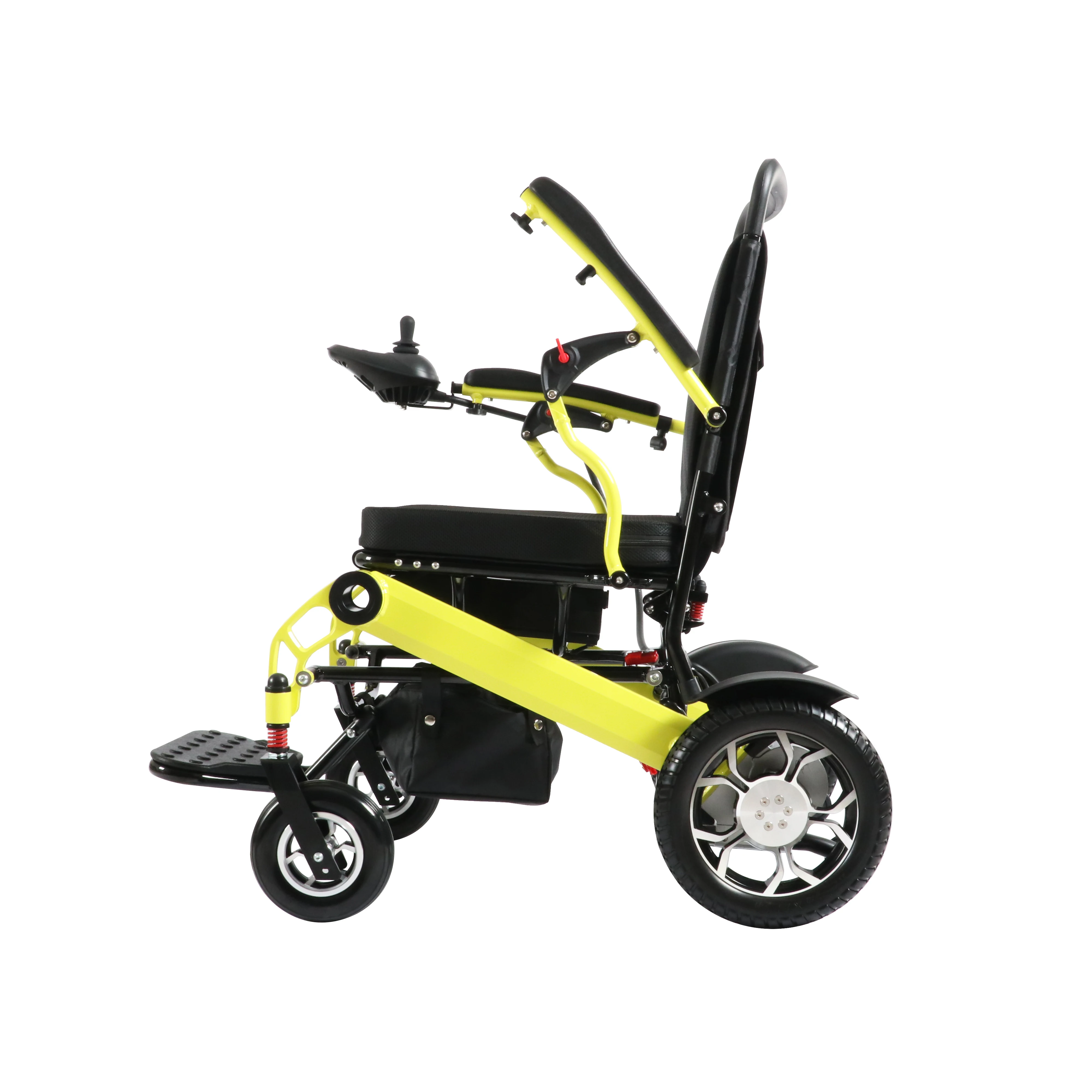 JBH D25 New Released Lightest Lithium Battery Electric Wheel Chair Lightweight Portable Foldable with Long Distance