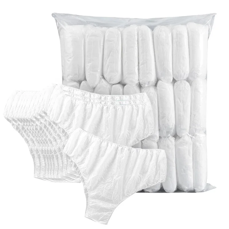 Non woven breathable non woven women maternity postpartum panties super soft mesh cotton disposable underwear panties
