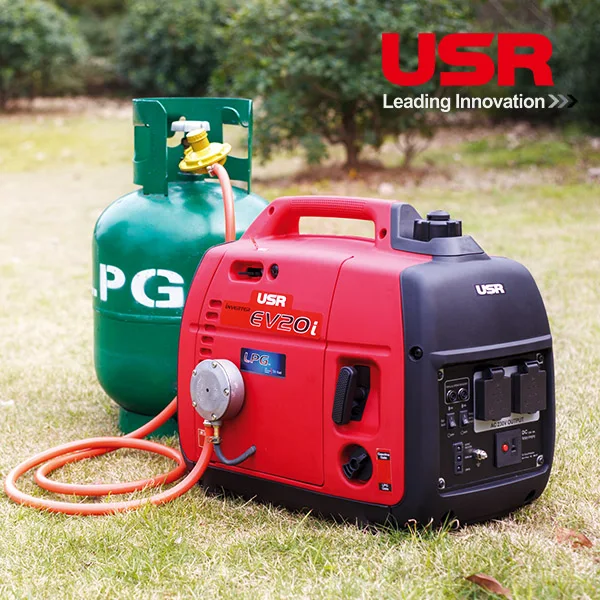 dual fuel generator LPG & GASOLINE  inverter type for homeuse 2kw EV20i-LPG220v 240v 110v 50Hz 60Hz