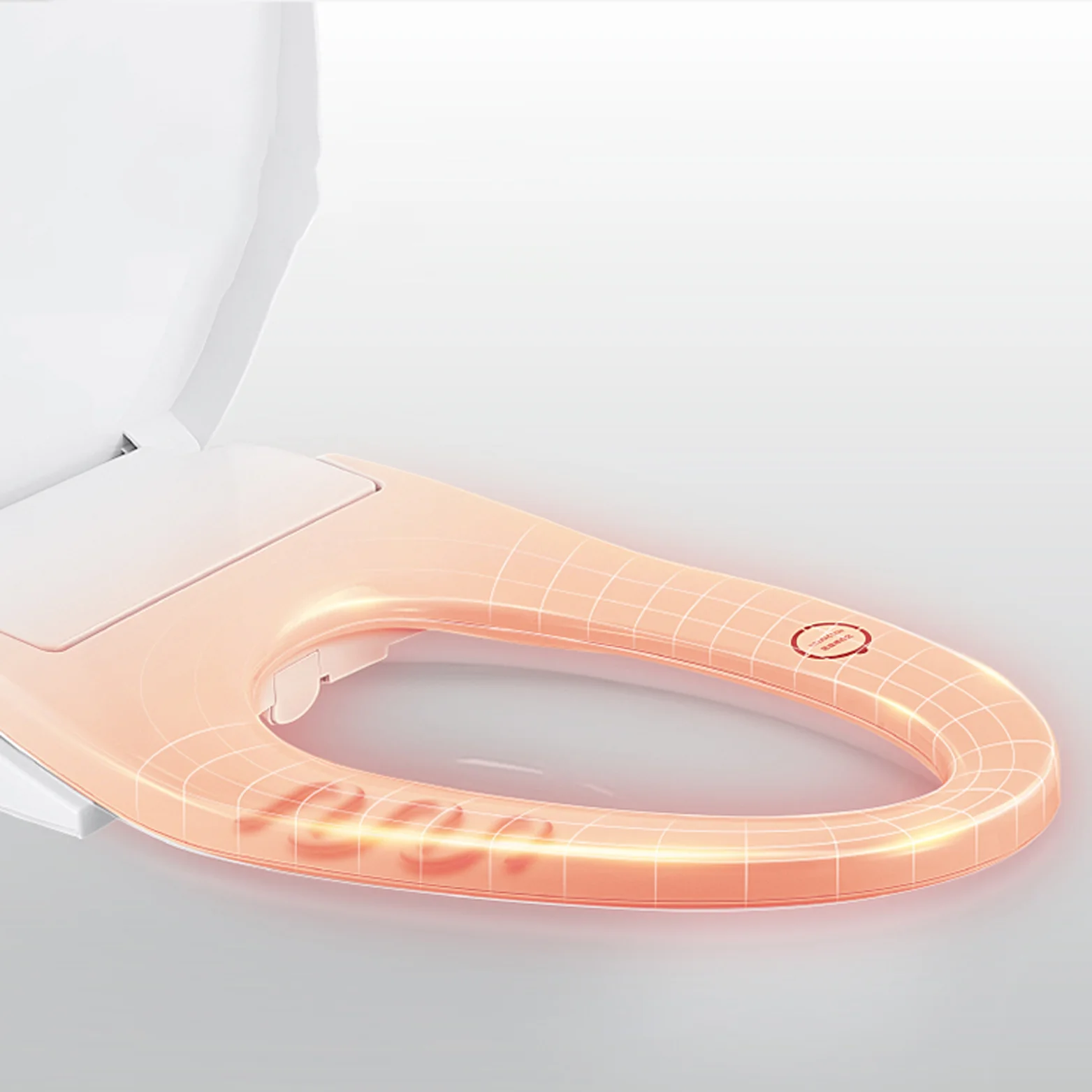 V-образный дизайн легко очищаемые инновационные умные сиденья для унитаза